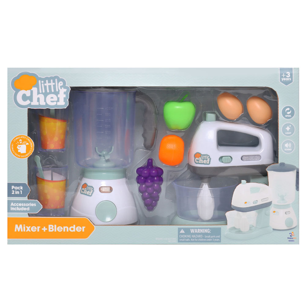 Set Licuadora y Batidora Colección LITTLE CHEF x1 unidad