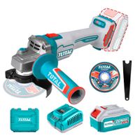 Amoladora Inalambrica 20v  Bateria 4ah y Cargador Total TAGLI2211531