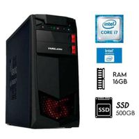 Computadora Pc Intel Core i7 3.2 Ghz Ram 16GB  Disco Solido  SSD 500W