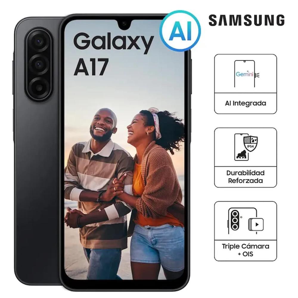 Celular Samsung Galaxy A17 6.'' 8GB 256GB 50 MP - Negro