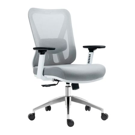 Silla Reclinable Smart Premium Gerente Blanco/Gris Ofideas