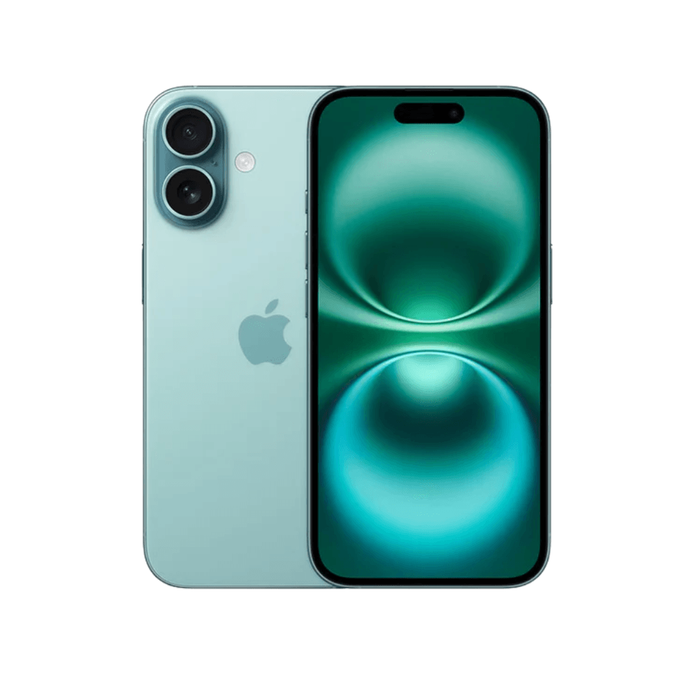 Iphone 16 128gb chip fisico color teal - case transparente y mica de regalo