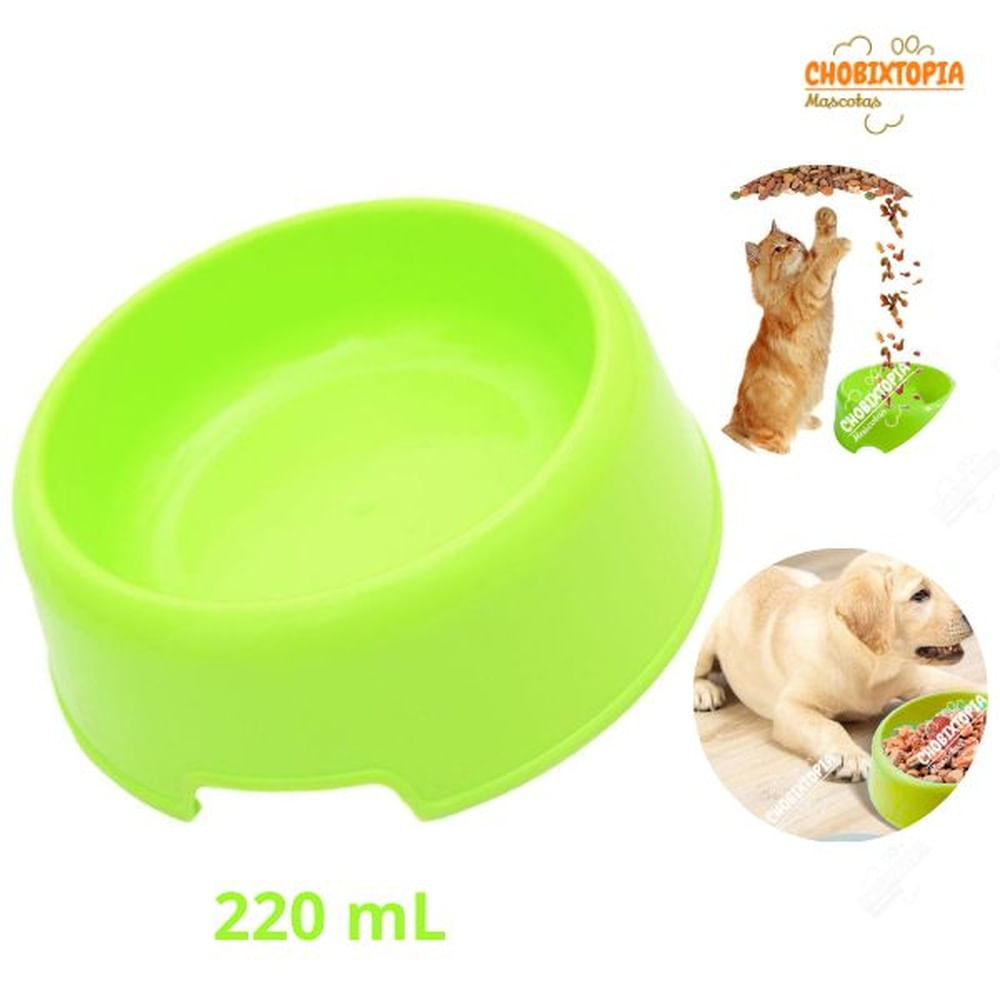 PLATO CIRCULAR 220 ML - VERDE LIMON