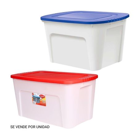 Caja Organizadora Zeus #150 de Plástico Blanco Polinplast