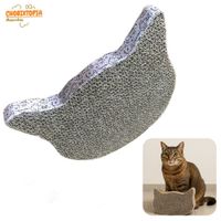 RASCADOR PARA GATOS FORMA CARA DE GATO