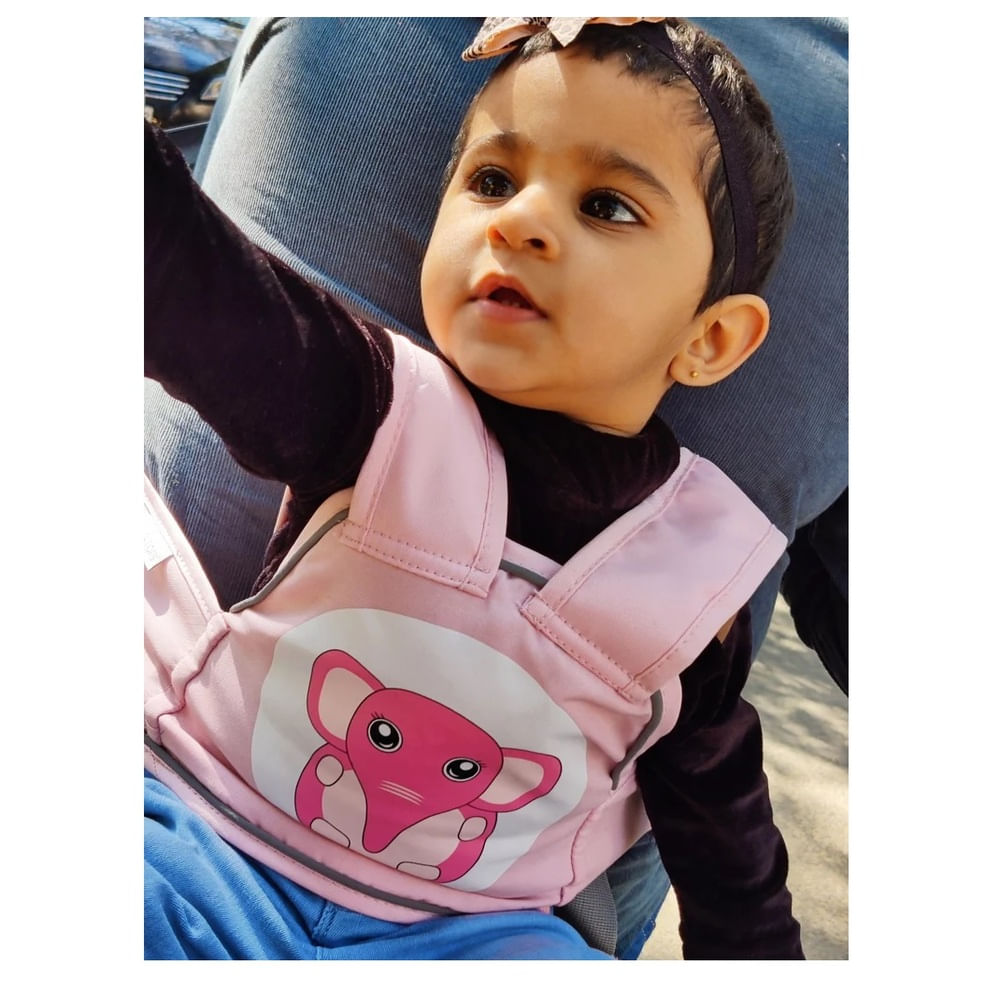 Arnés de Seguridad para Niños Polka Tots Para Moto Rosado