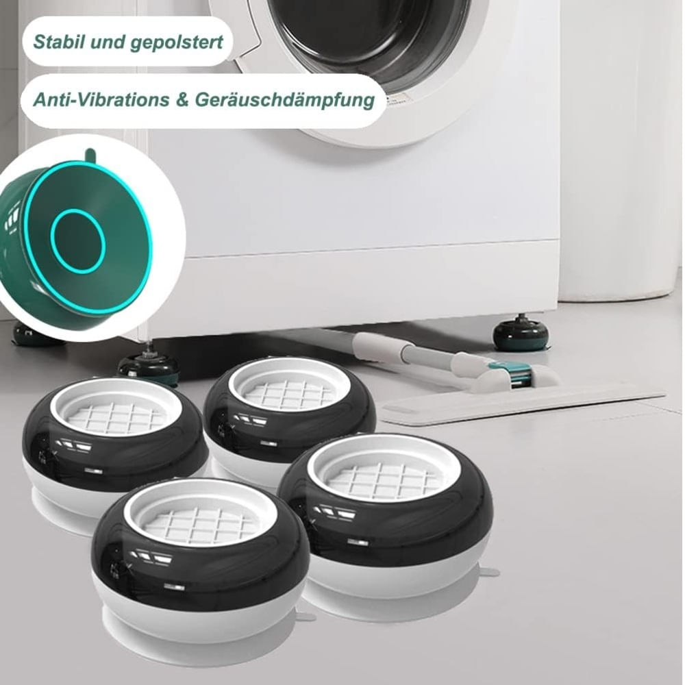 Amortiguadores Lavadoras Secadoras Frigoríficos Muebles Soporte Blanco