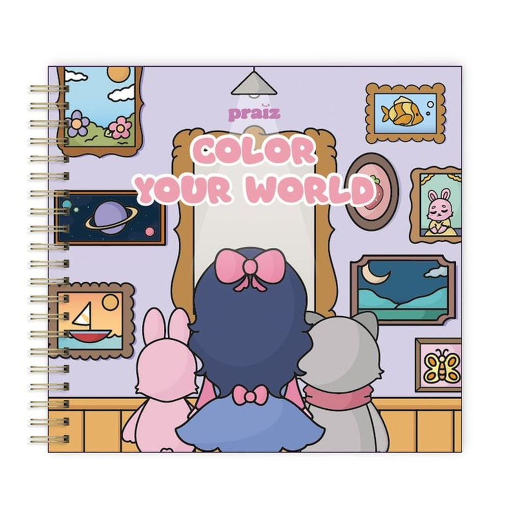 LIBRO PARA COLOREAR COLOR YOUR WORLD