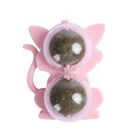 JUGUETE CATNIP KITTY BALL GATO ROSADO.