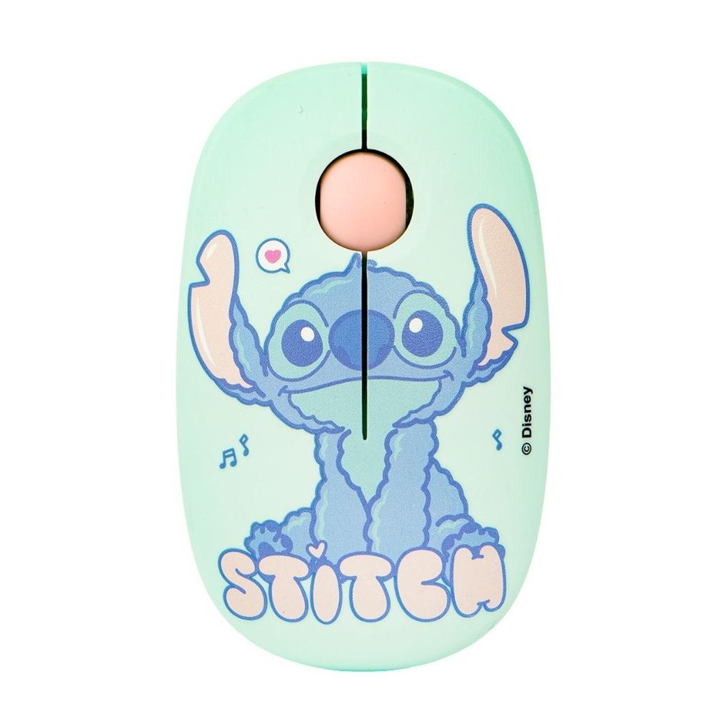Mouse Inalambrico Stitch Disney Pastel
