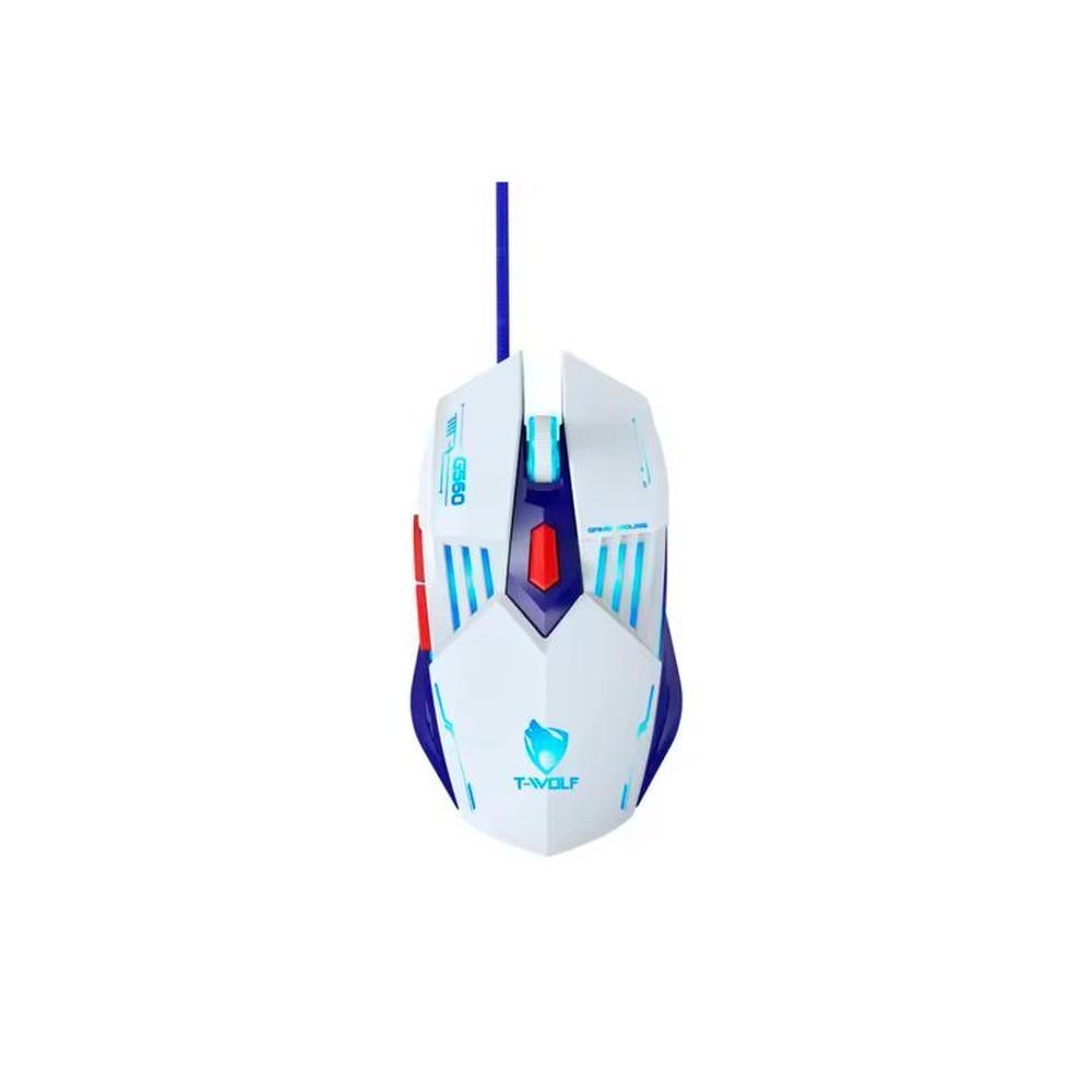 MOUSE USB GAMER G560 6D BLANCO