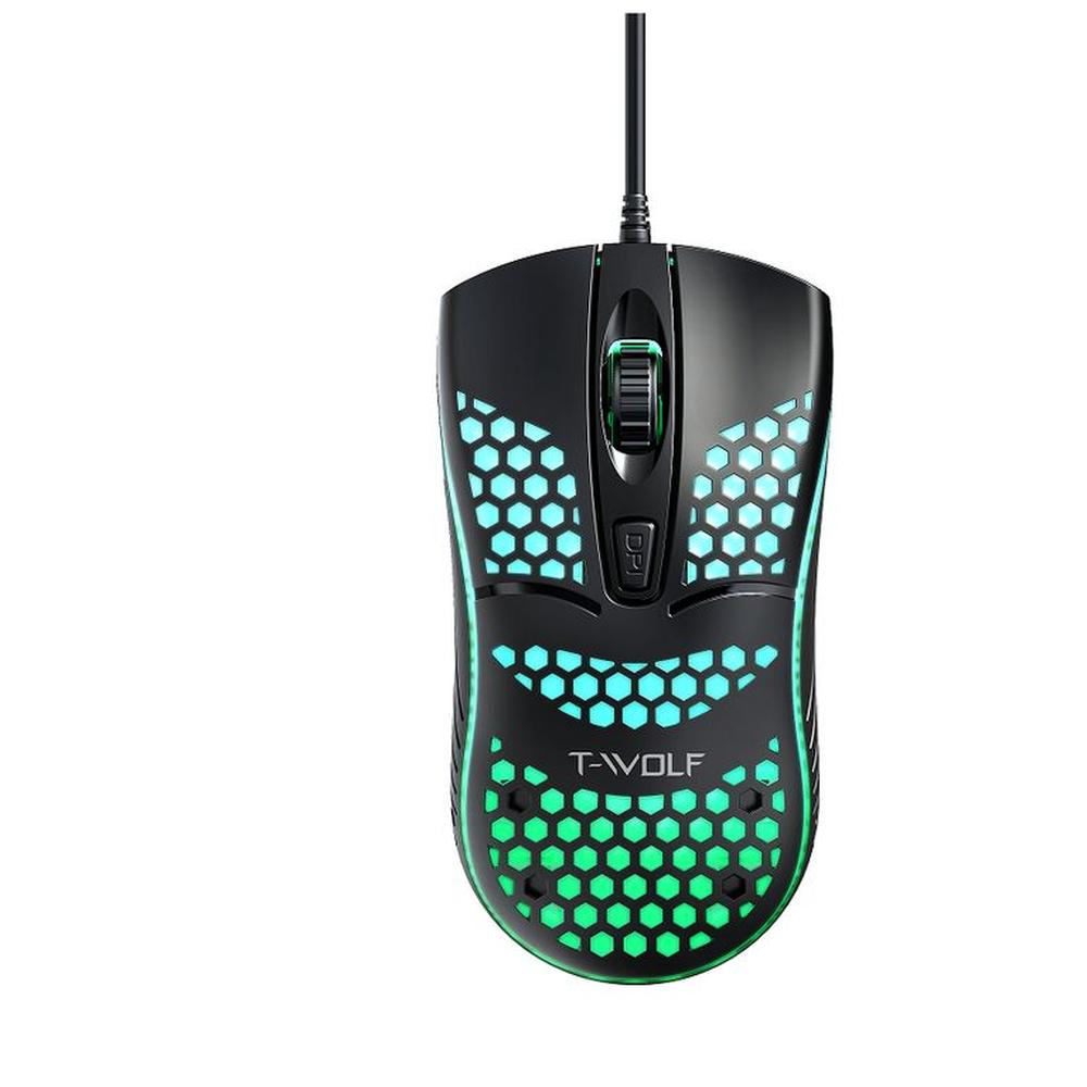 MOUSE GAMER RETROILUMINADO NEGRO