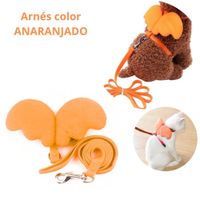 ARNES CON ALAS Y CORREA TALLA S - ANARANJADO