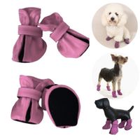 ZAPATOS IMPERMEABLES P-PERROS Y MASCOTAS ROSADA-XL