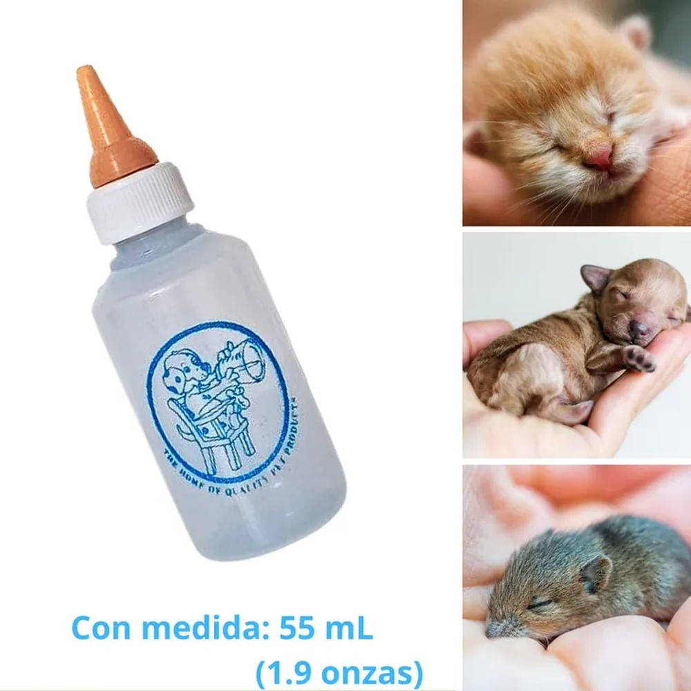 BIBERON PARA MASCOTAS x 55 mL - CELESTE