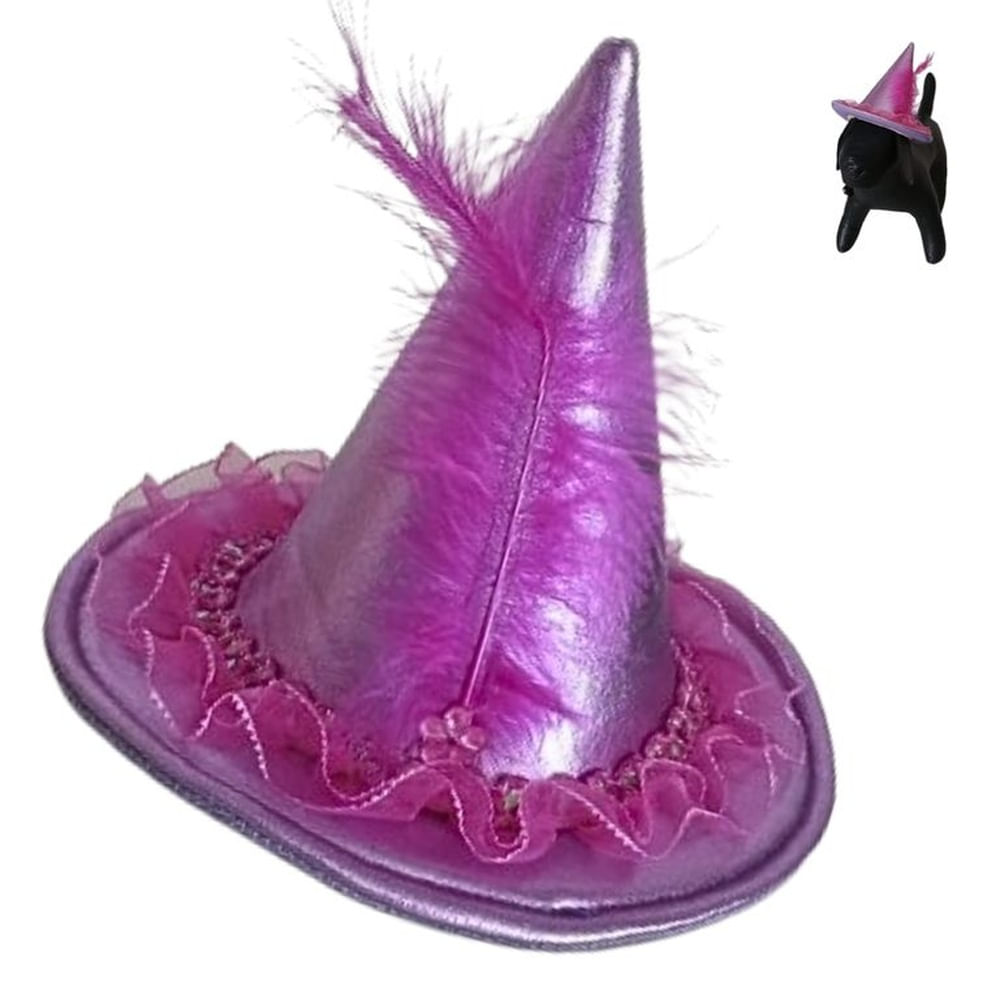 SOMBRERO HADA MASCOTAS - ROSADO