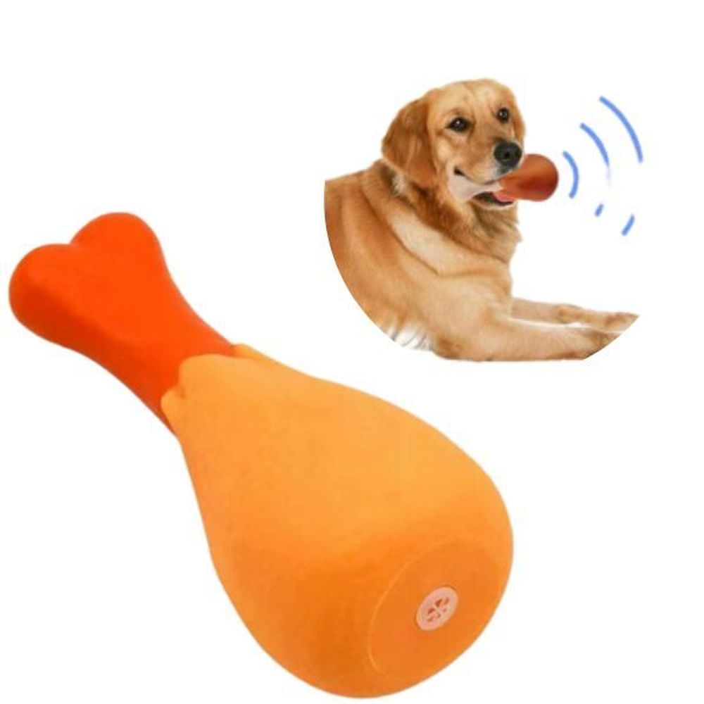 JUGUETE PIERNA DE POLLO PARA PERROS