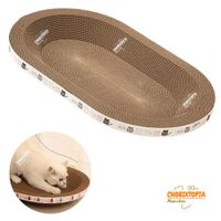 RASCADOR PARA GATOS FORMA OVAL 50 cm