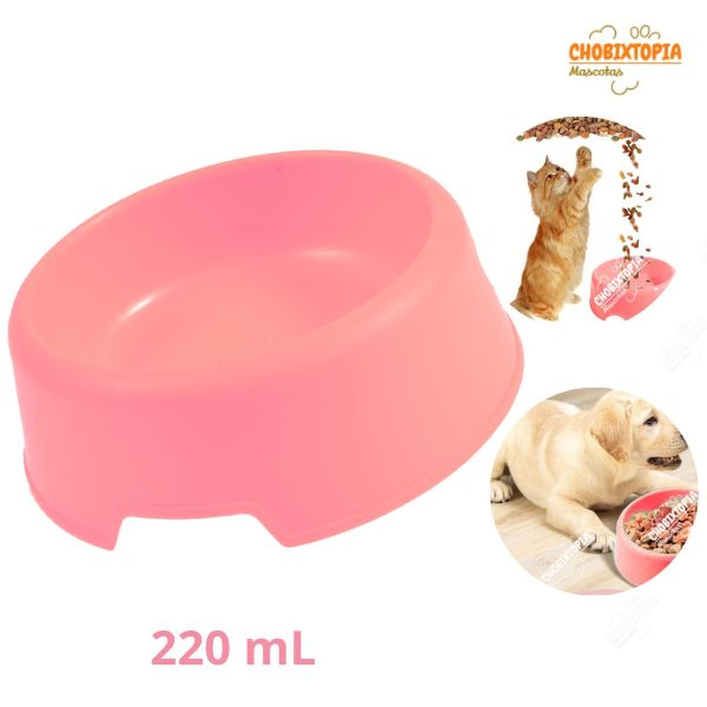 PLATO CIRCULAR 220 ML - ROSA SALMON INTENSO