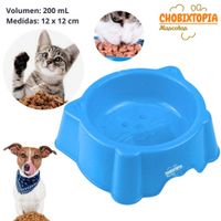 PLATO PARA MASCOTA OREJITAS TURQUESA INTENSO x 200 ML