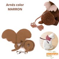 ARNES CON ALAS Y CORREA TALLA XS - MARRON