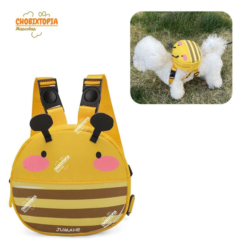 ARNES MOCHILA PARA MASCOTA ABEJA AMARILLA