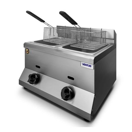 Freidora Sobremesa Ventus VFSG-072 Gas Doble 8.5L