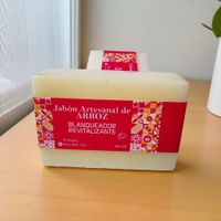 Jabon Artesanal de Arroz Aclarante e Hidratante - Pack 2 Und.