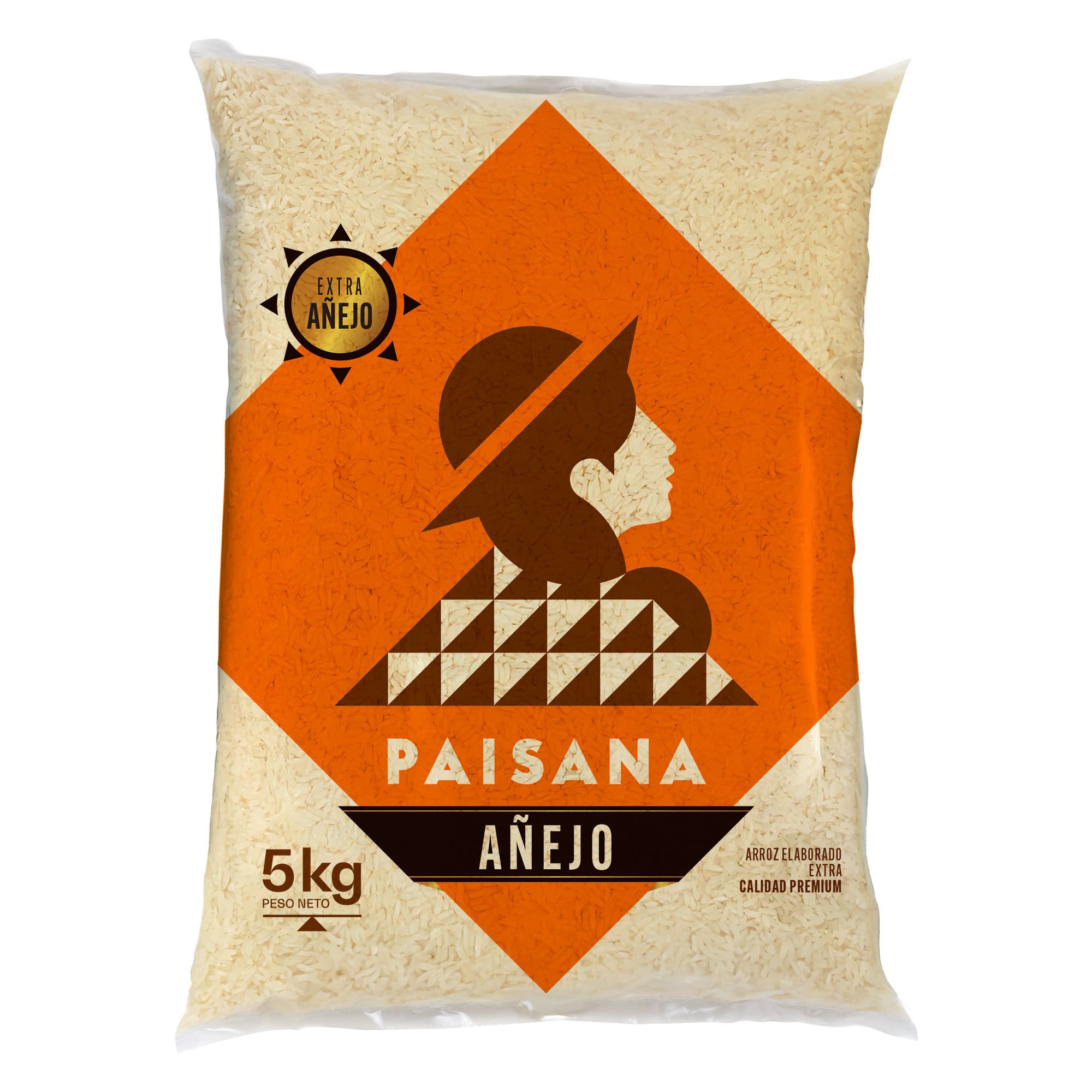 Arroz Extra Añejo PAISANA Bolsa 5Kg