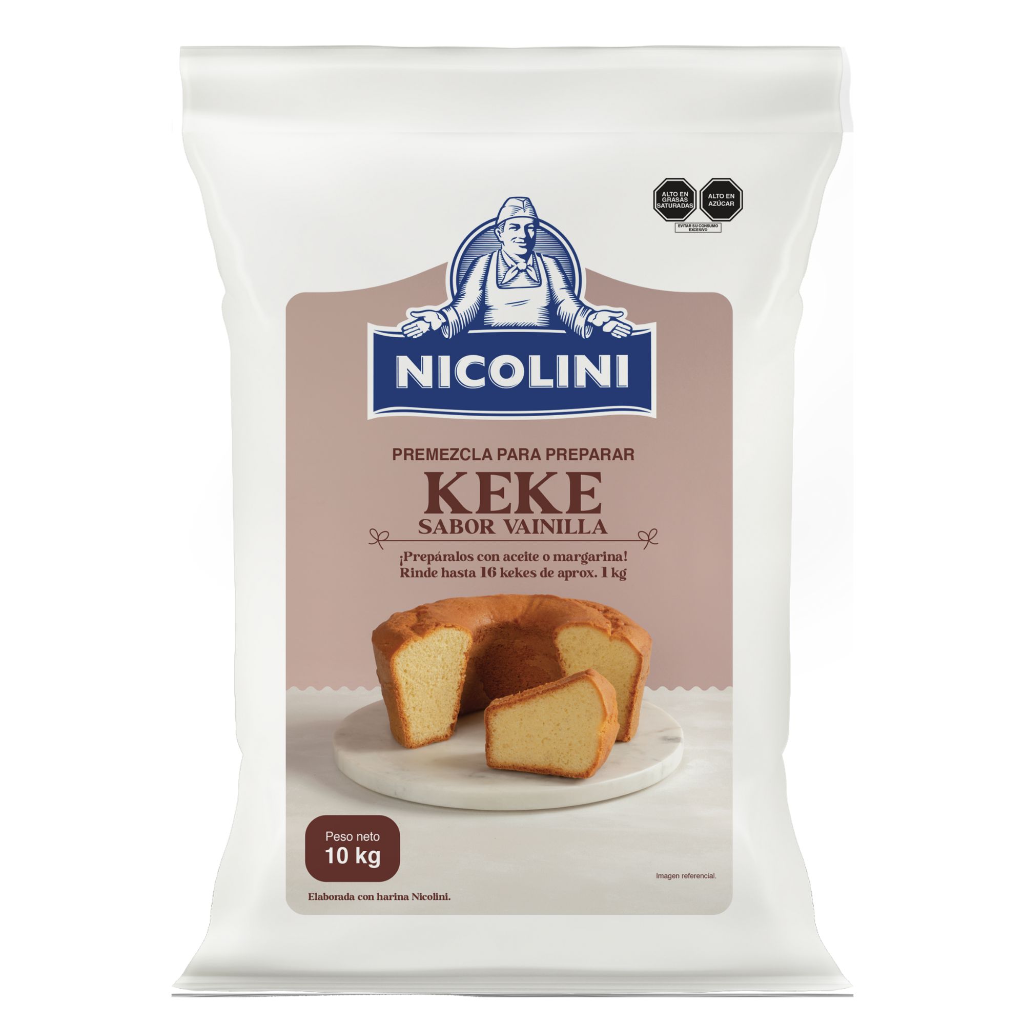 Premezcla para Keke NICOLINI Saco 10Kg