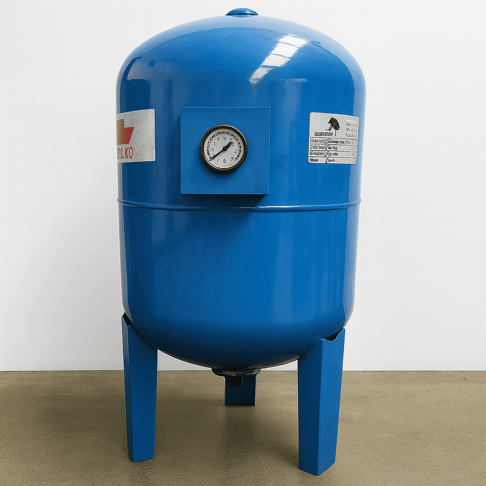 TANQUE HIDRONEUMATICO 200 LITROS 10 Bar VERTICAL CON PATAS