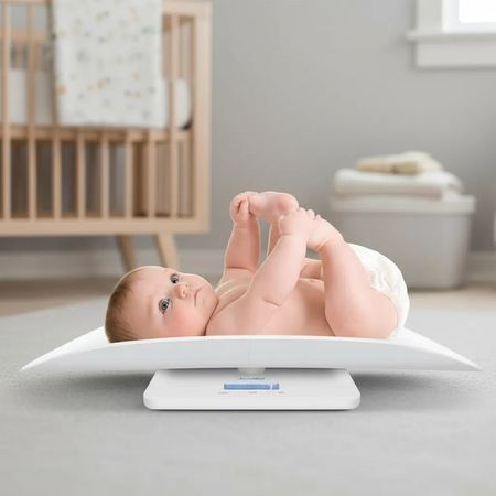 Balanza digital portátil armable con bascula para bebes mascotas 100kg BY-01