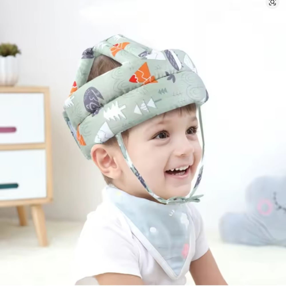 Casco Protector para los Niños y Bebes Verde