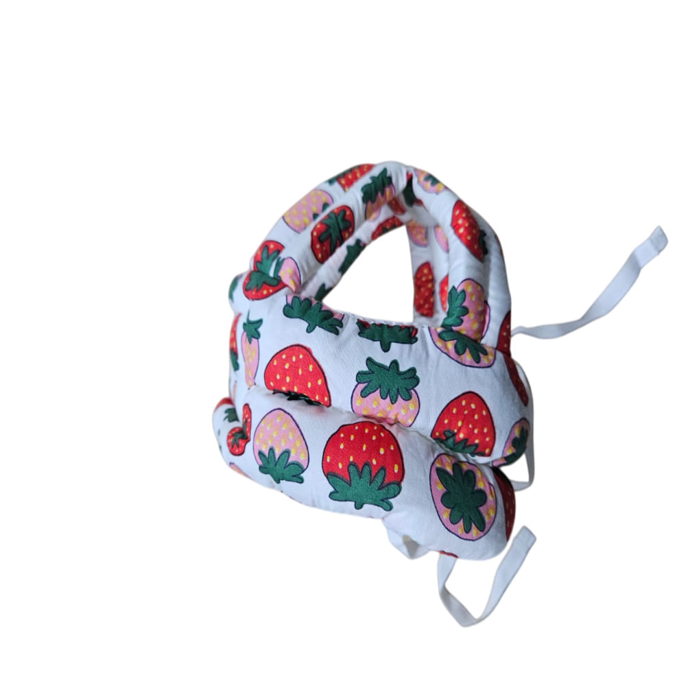 Bebe Niños Protector de la Cabeza Casco Almohada Fresa