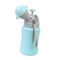 Urinario Orinal Portátil de Entrenamiento para Niños Celeste