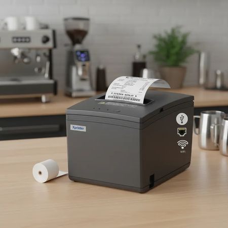 Impresora Ticketera Térmica Escritorio XPRINTER tickets 80mm USB LAN WIFI E260L