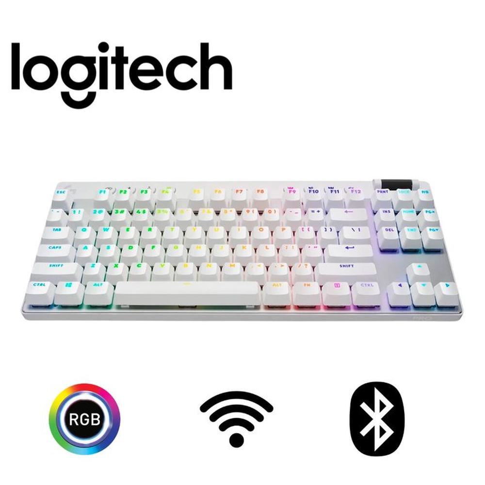 TECLADO LOGITECH PRO X TKL LIGHTSPEED INALAMBRICO USB BLANCO