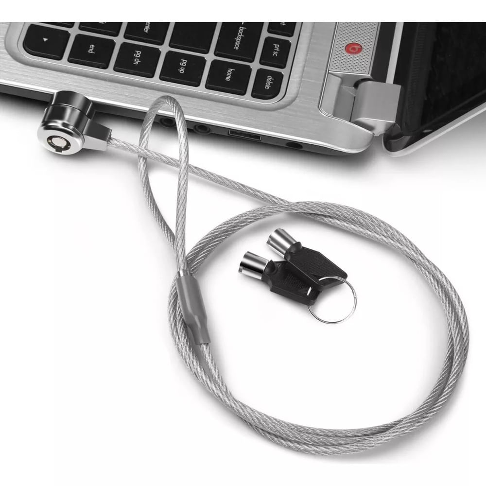 Cable 180 Cm De Seguridad para Laptop con Llave