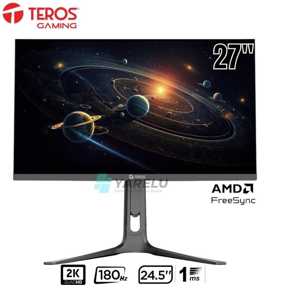 Monitor plano TEROS TE-2753G, 27"" QHD IPS, 180 Hz, 1 ms,