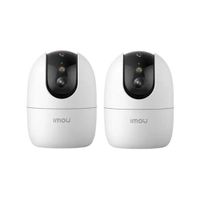 Kit 2 Cámara seguridad WiFi Ranger 2 Pro 3K 5MP para interiores Botón de llamada - IMOU