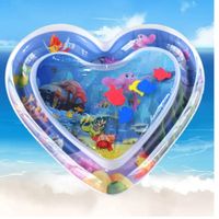 Colchoneta Inflable de Agua para Bebés y Niños Pequeños Corazón
