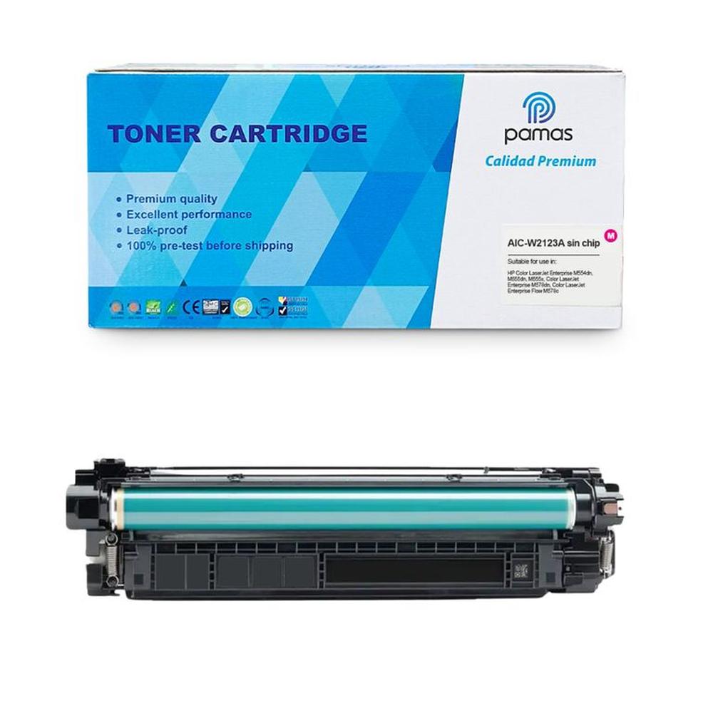 Toner PAMAS Compatible HP212A W2120A Sin Chip Magenta