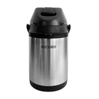 Termo Bomba de Acero Inoxidable Record 3 litros Gris