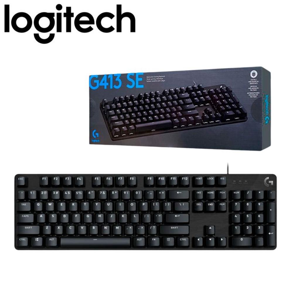 TECLADO LOGITECH G413 SE BLACKLIGHT MECHANICAL GAMING BLACK