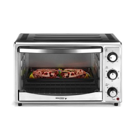 Horno Eléctrico Holstein HH091004005 25L Acero Inoxidable/Vidrio 1500W Plata