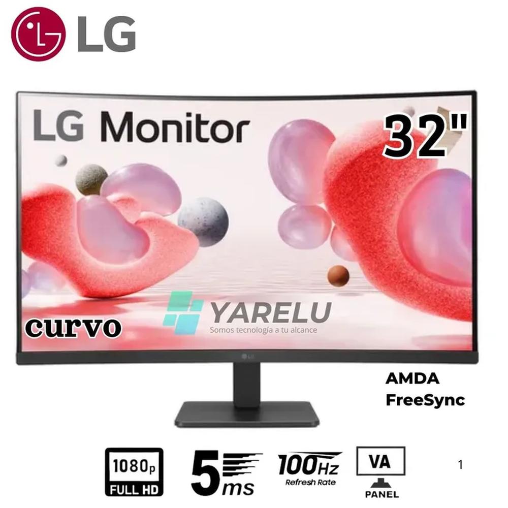 Monitor Curvo LG 32MR50C-B VA Full HD FreeSync 100 Hz 5MS NTSC