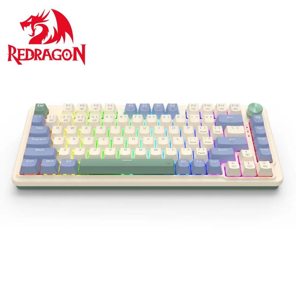 Teclado Redragon UCALPRO-RGB Wireless English K673CPG PASTEL