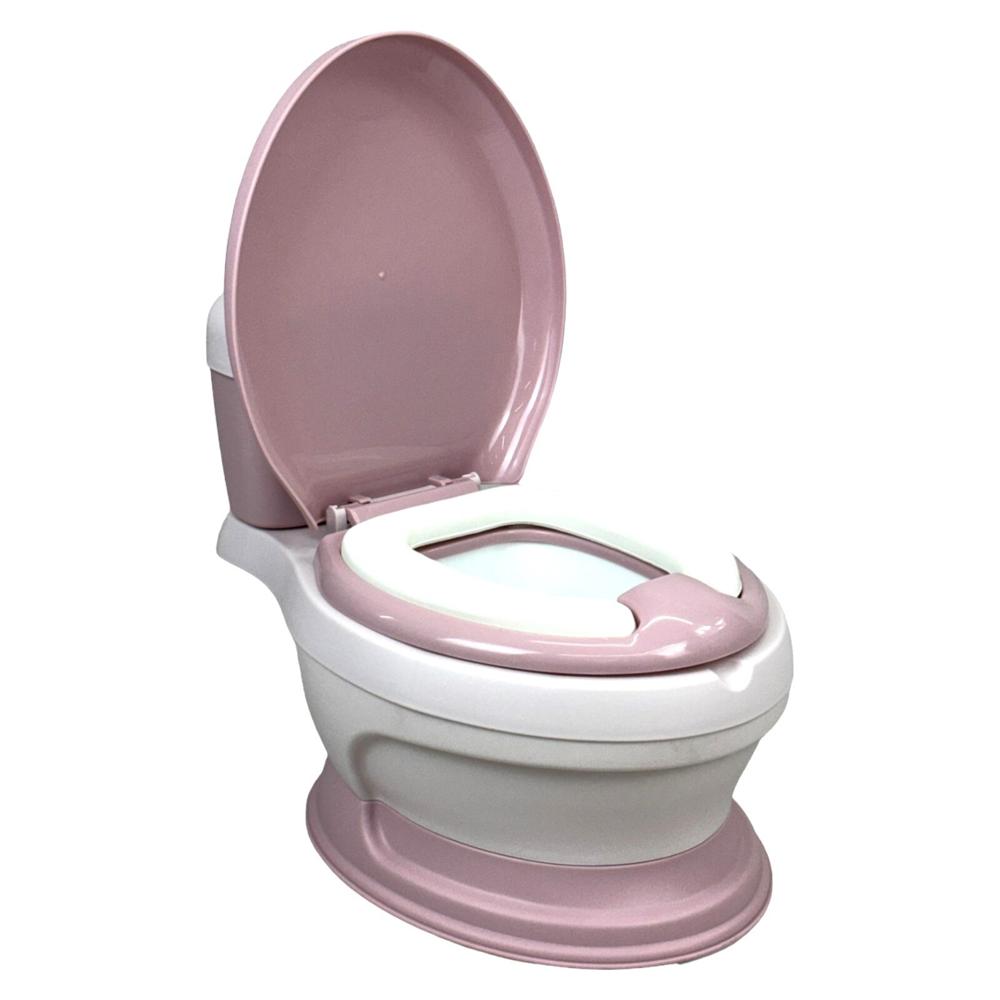 Bacín de Entrenamiento Modelo Inodoro Musical Rosa