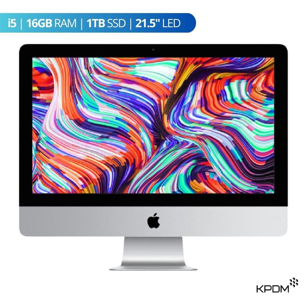 COMPUTADORA IMAC 2017 I5 16GB 1TB 21.5' SEMINUEVO PLATEADO GRADO B