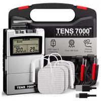 Electroestimulador TENS 7000 Recargable con Bateria Interna de Litio 3.7v -  Alivio del Dolor